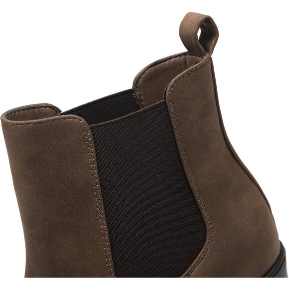 Tyndall Ankle Boot Women Brown Polyurethane Low Heel - Picture 5 of 6